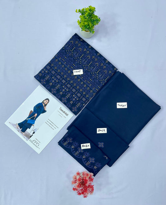 Tawakkal Chikankari Lawn 2-PC (Set -Pack of 6 Suits)Category B Market Boy