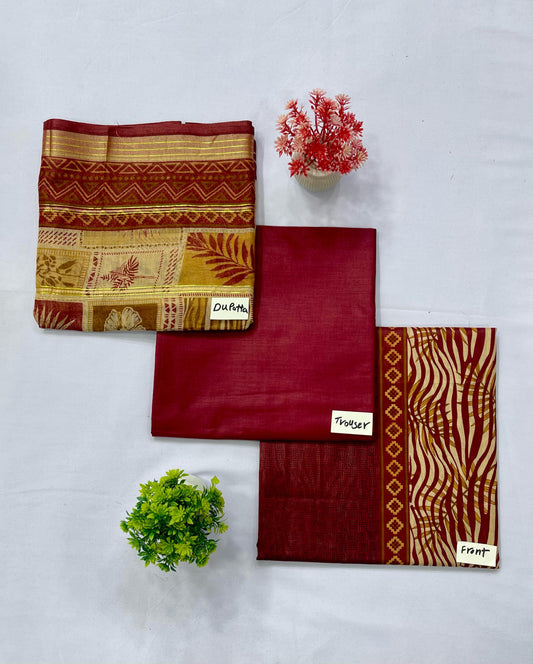 Awami Arrange Lawn 3-PC 90/70(Set -Pack Of 8 Suits ) Category A Market Boy