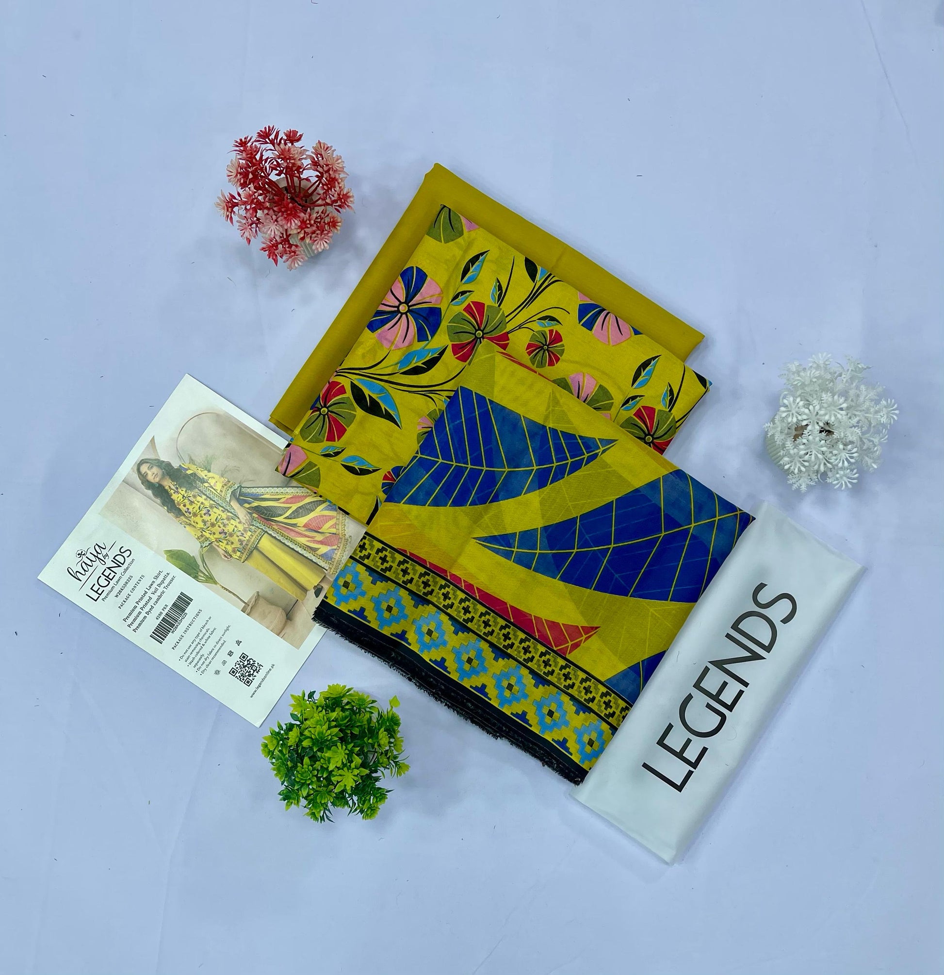 Haya By Legend Print Lawn (Set -Pack Of 4 Suits ) Category A Market Boy