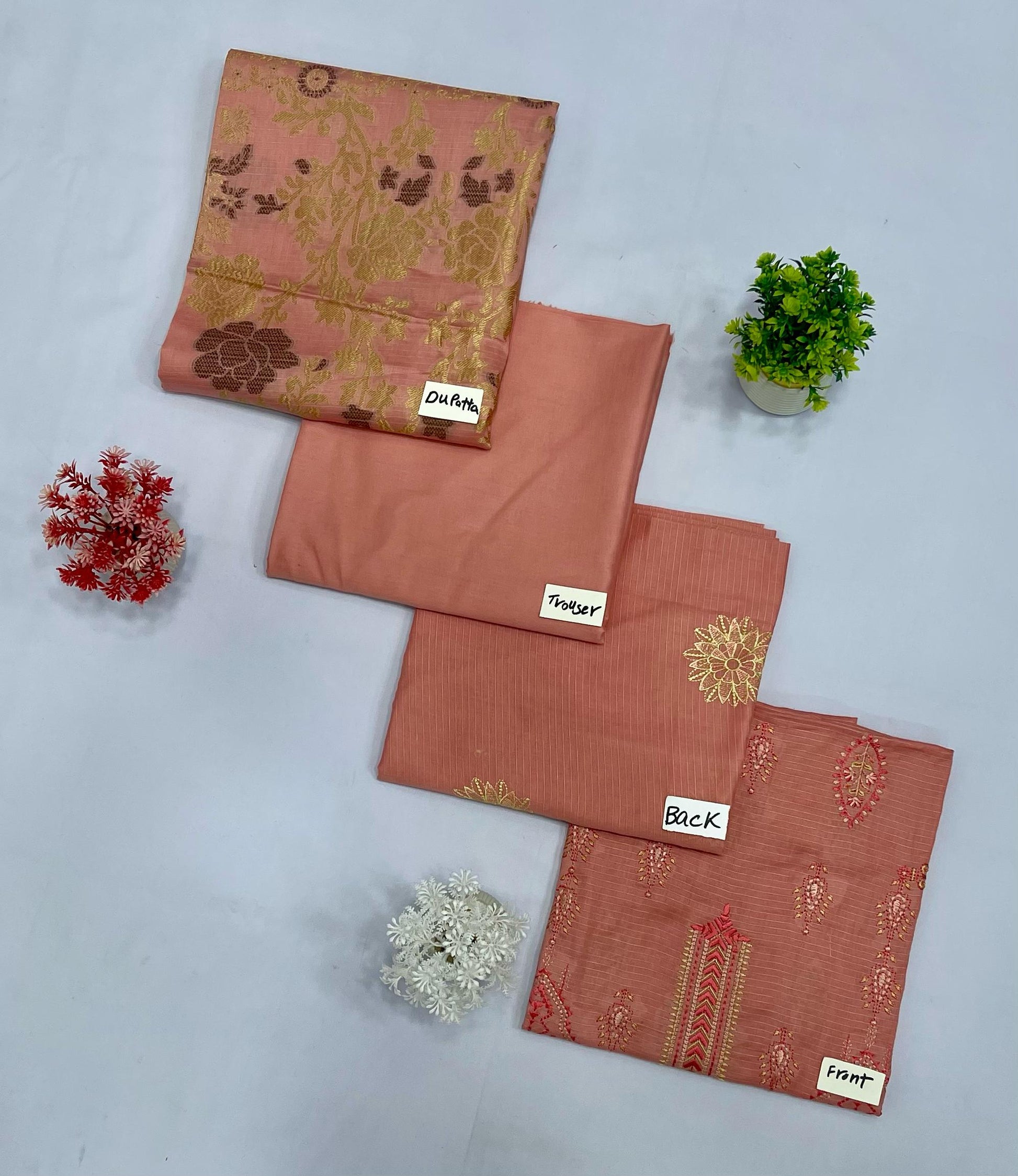 Meraki Embroidered Bana Dora Lawn (Set -Pack of 3 Suits) Market Boy