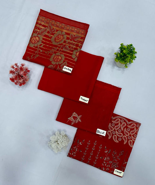 Meraki Embroidered Bana Dora Lawn (Set -Pack of 6 Suits) Market Boy