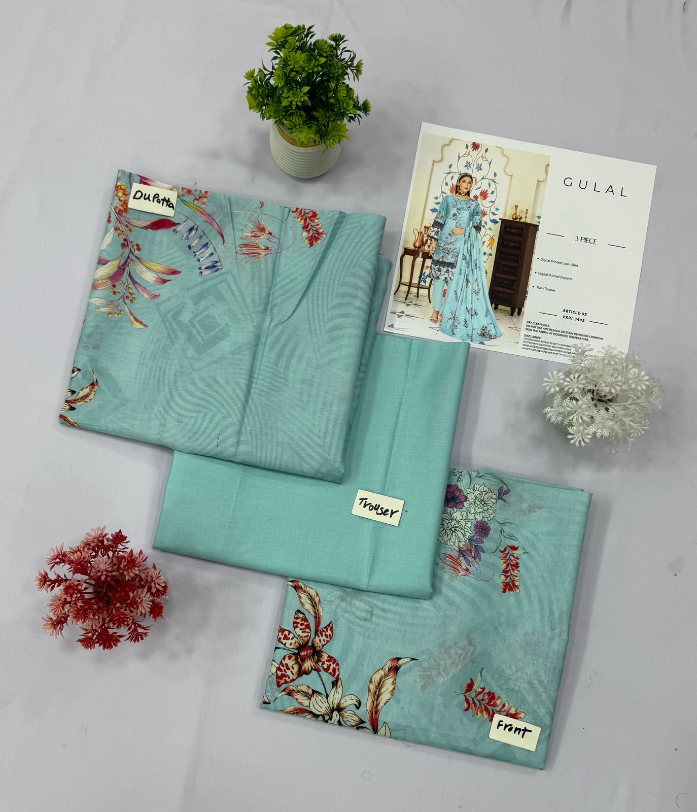 GULAL DIGITAL PRINTED LAWN 5 SUITS Category B Market Boy