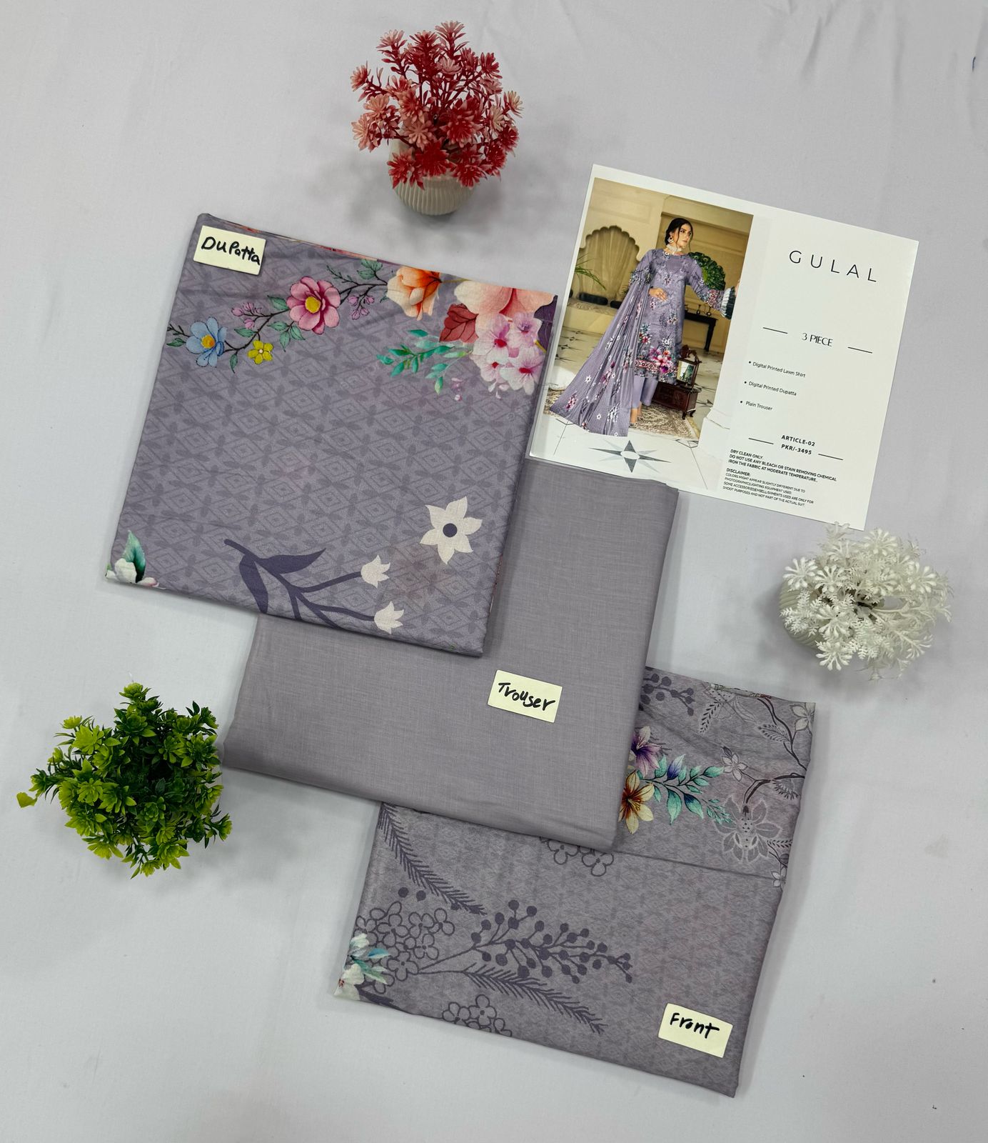 GULAL DIGITAL PRINTED LAWN 5 SUITS Category B Market Boy