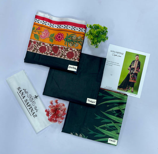 SANA SAFINAZ DIGITAL LAWN (Set -Pack Of 5 Suits )Category B Market Boy