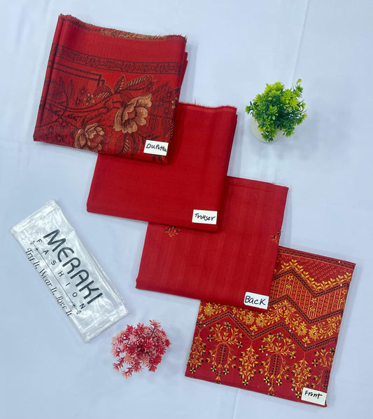 MERAKI FASHION VOL 378 DAMAN BORING SEQUENCE DHOBBY BANA DURA(Set -Pack Of 4 Suits )Category B Market Boy
