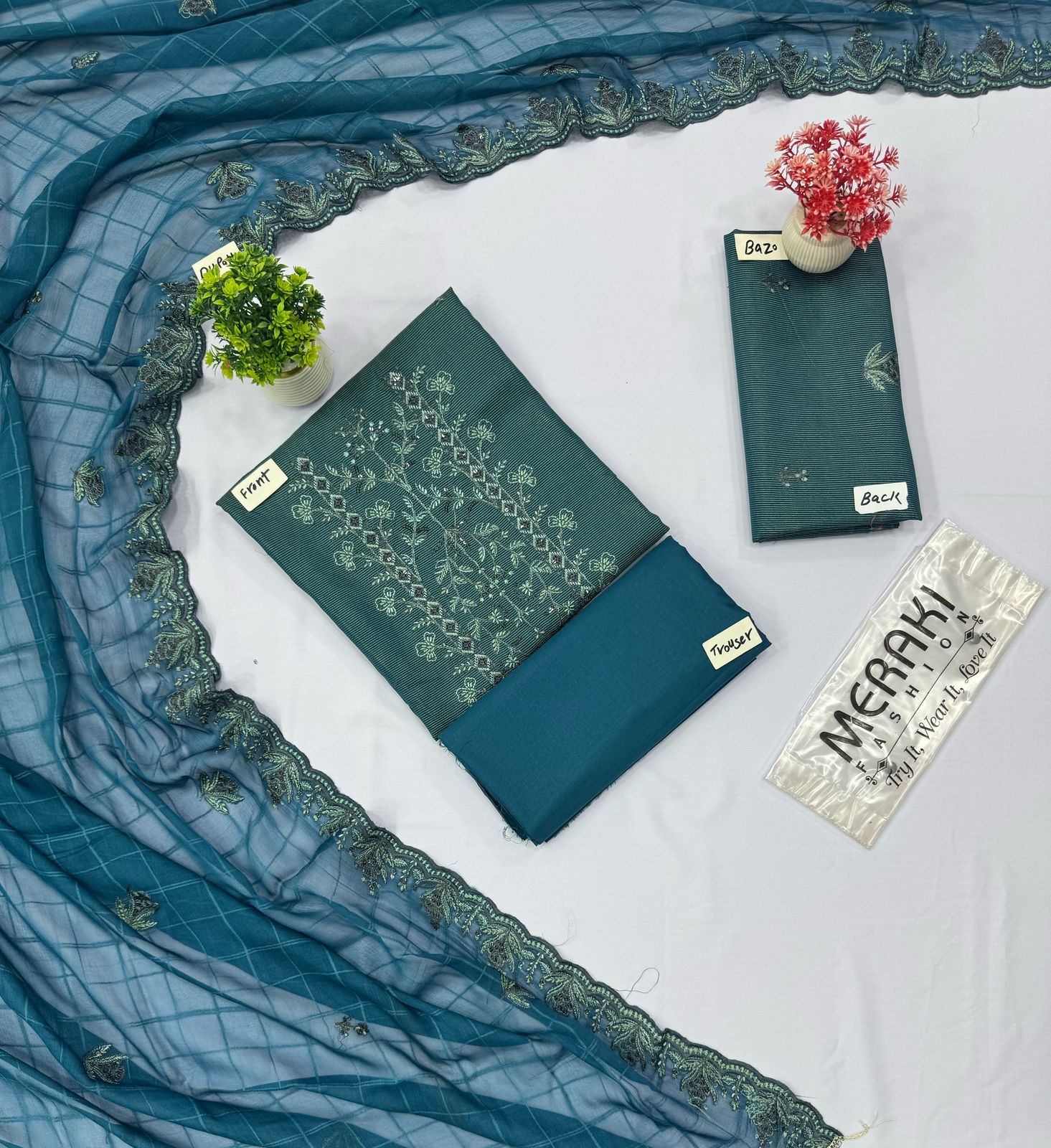 MERAKI FASHION VOL-380 KHAADI LAWN (Set -Pack Of 4 Suits ) Category A Market Boy