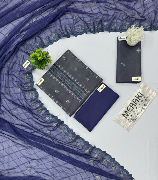 MERAKI FASHION VOL-380 KHAADI LAWN (Set -Pack Of 4 Suits ) Category B Market Boy