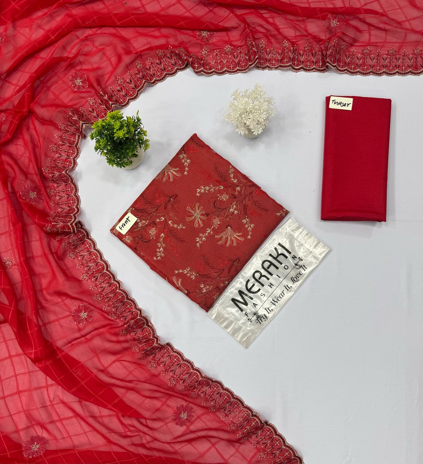 MERAKI FASHION VOL-380 KHAADI LAWN (Set -Pack Of 4 Suits ) Category B Market Boy