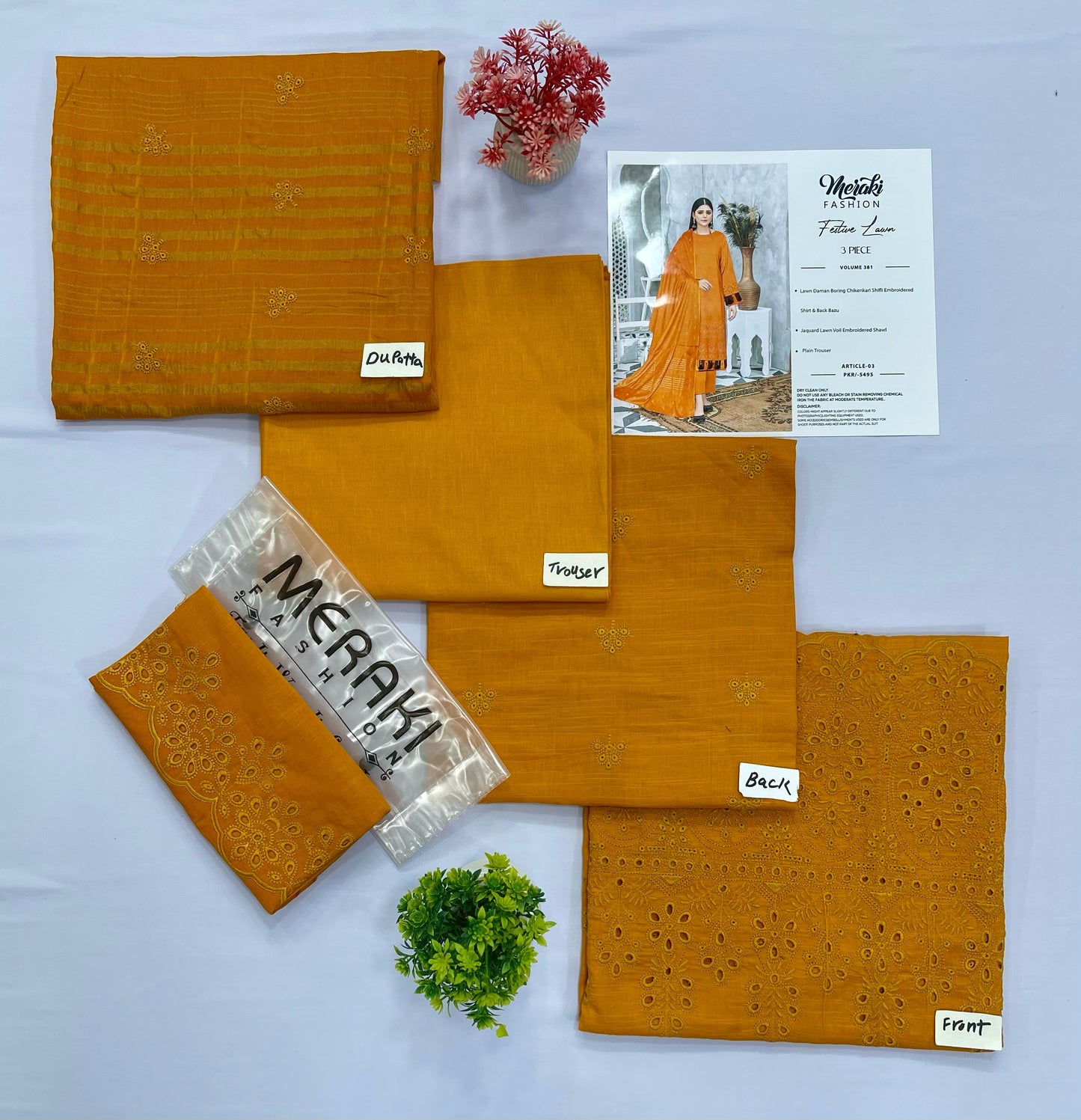 MERAKI FASHION VOL-381  (Set -Pack Of 3 Suits )Category A Market Boy