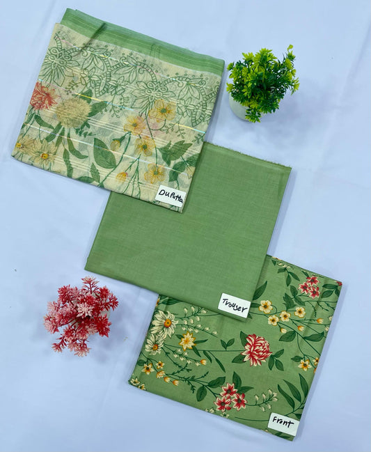 Awami Arrange Lawn 3-PC 90/70(Set -Pack Of 9 Suits ) Category B Market Boy