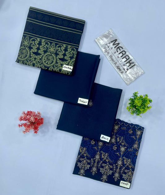 APPLIC WORK DAMAN BORING BANA DURA 3-PC LAWN (Set-Pack Of 3 Suits )Category A Market Boy