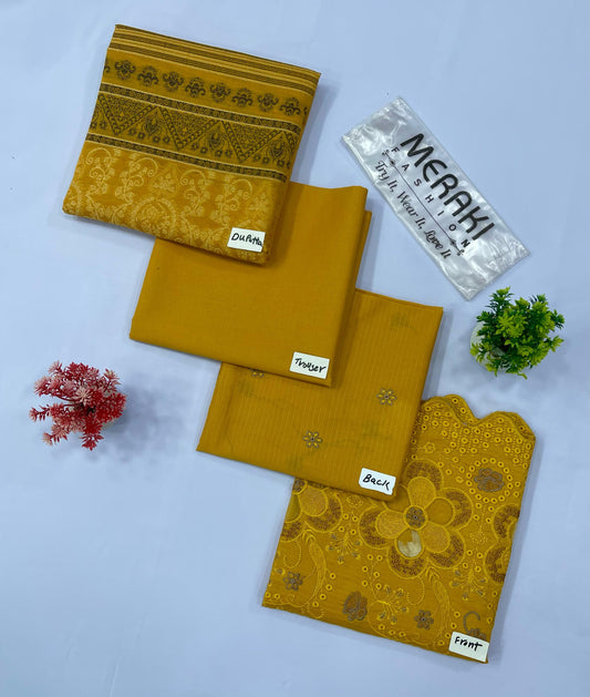 APPLIC WORK DAMAN BORING BANA DURA 3-PC LAWN (Set-Pack Of 3 Suits )Category A Market Boy