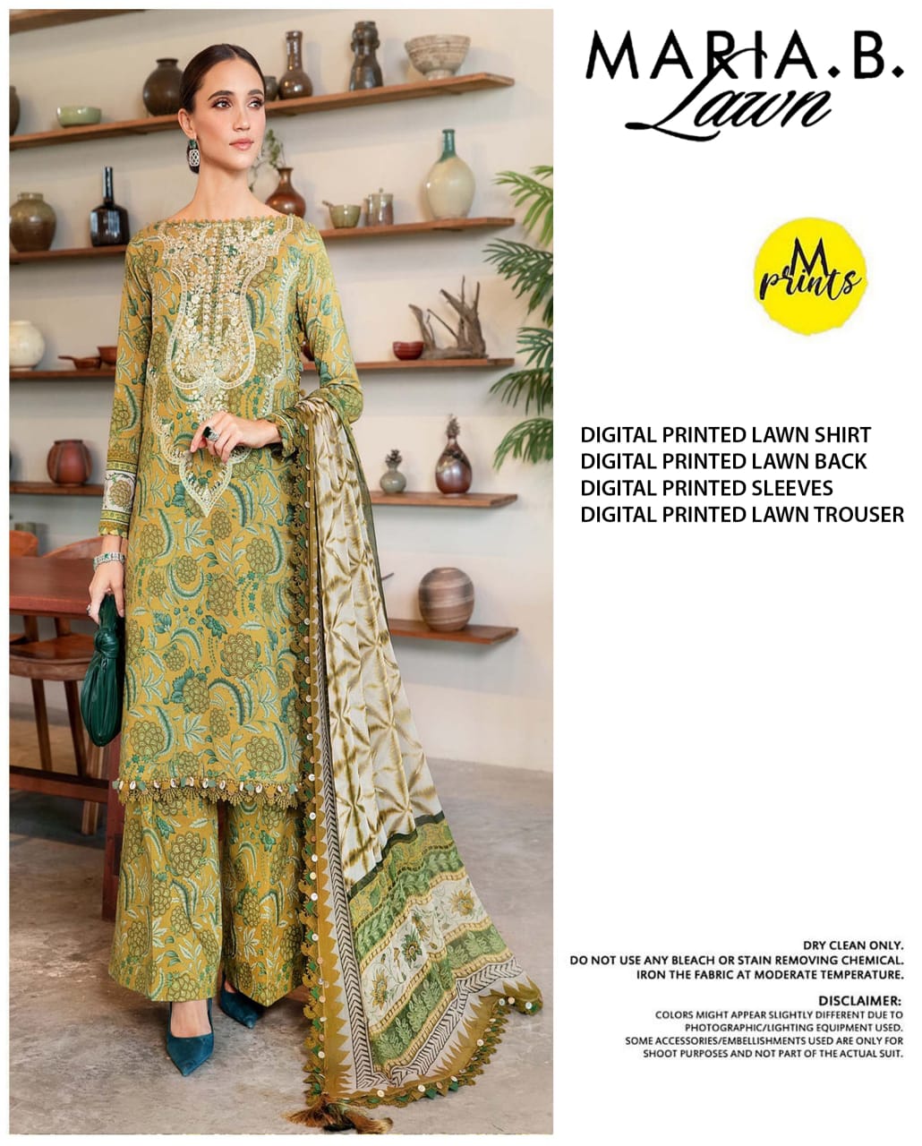 MARIA.B. DIGITAL PRINTED LAWN (Set -Pack Of 7 Suits ) Category B Market Boy