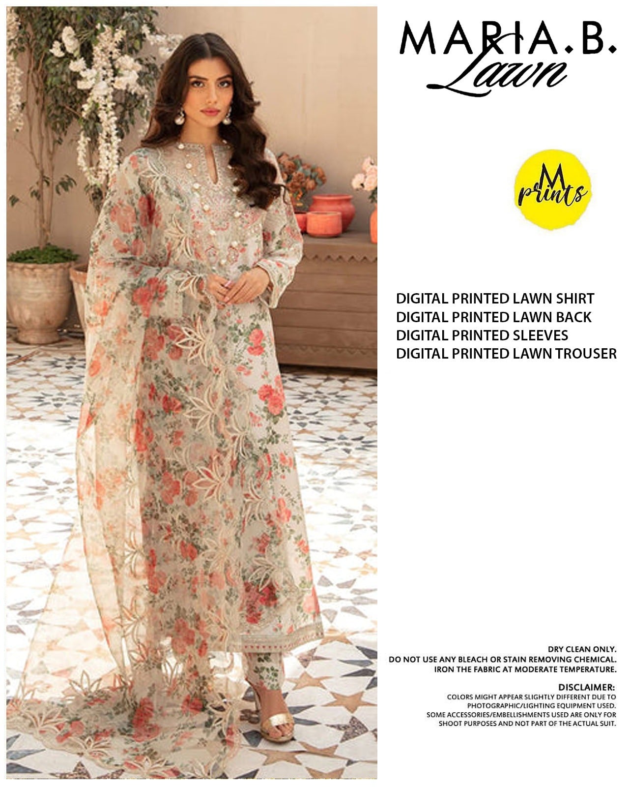 MARIA.B. DIGITAL PRINTED LAWN (Set -Pack Of 7 Suits ) Category B Market Boy