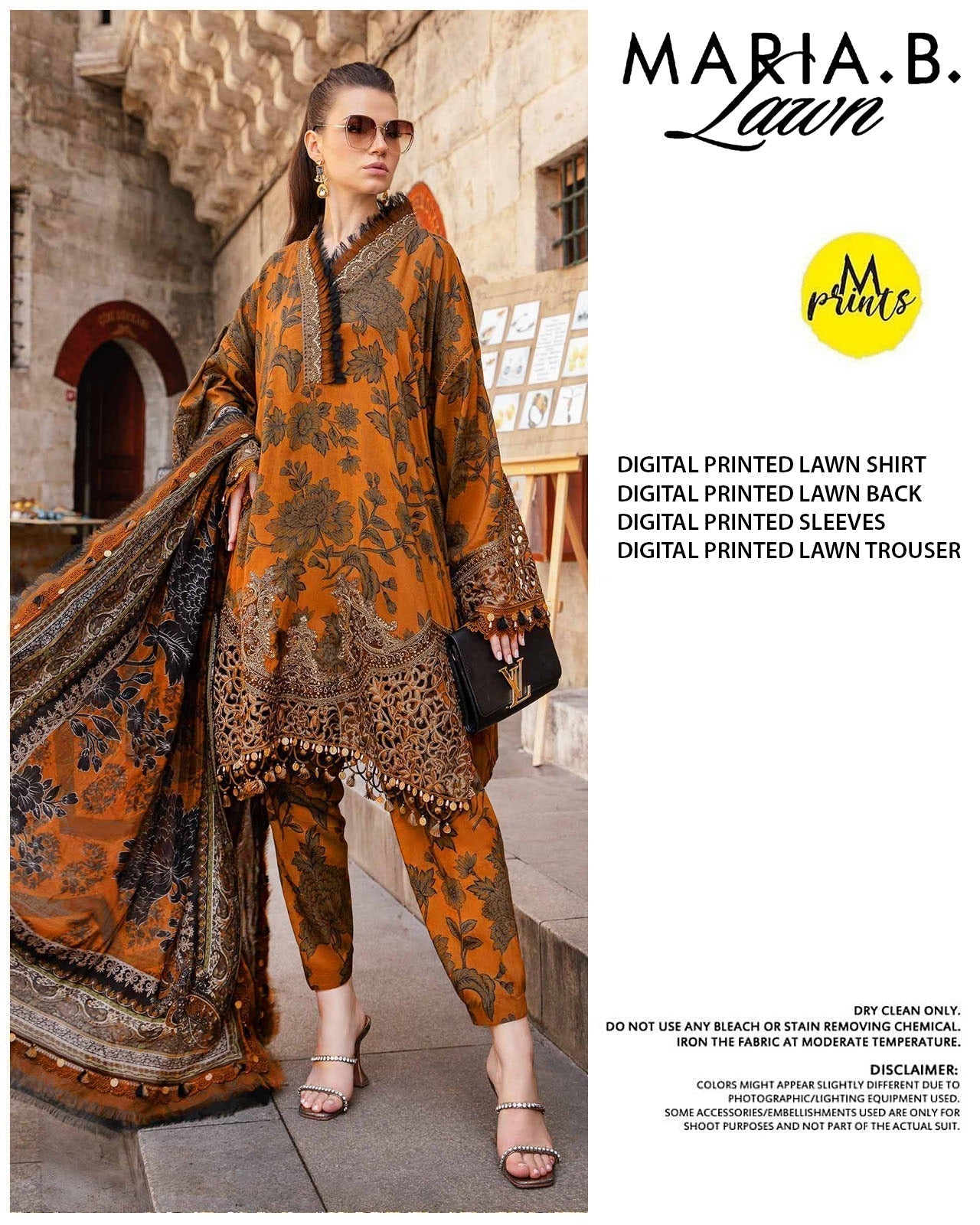 MARIA.B. DIGITAL PRINTED LAWN (Set -Pack Of 7 Suits ) Category A Market Boy