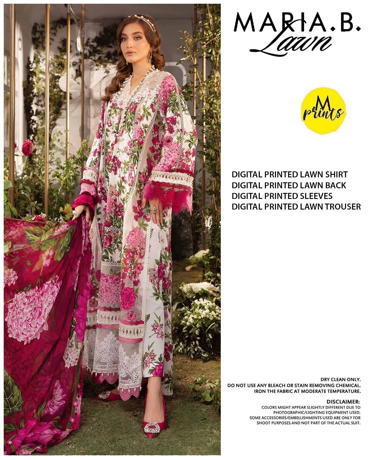MARIA.B. DIGITAL PRINTED LAWN (Set -Pack Of 7 Suits ) Category A Market Boy