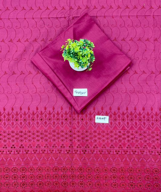 DAMAN BORING SHIFFLI CHIKAN KARI LAWN (Set -Pack Of 4 Suits ) Category B Market Boy