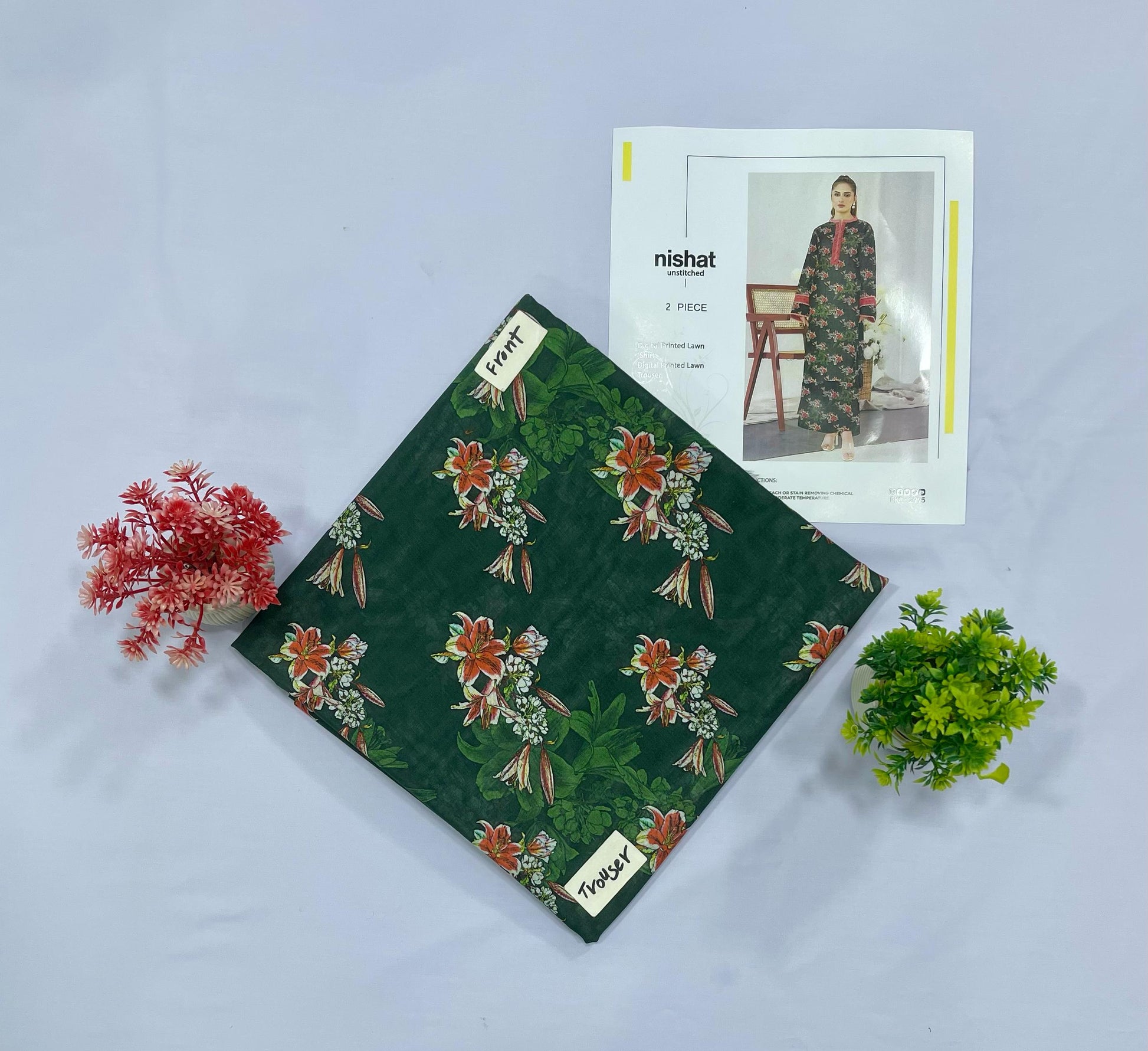 NISHAT ALL OVER DIGITAL PRINT LAWN(Set -Pack Of 9 Suits )Category A Market Boy