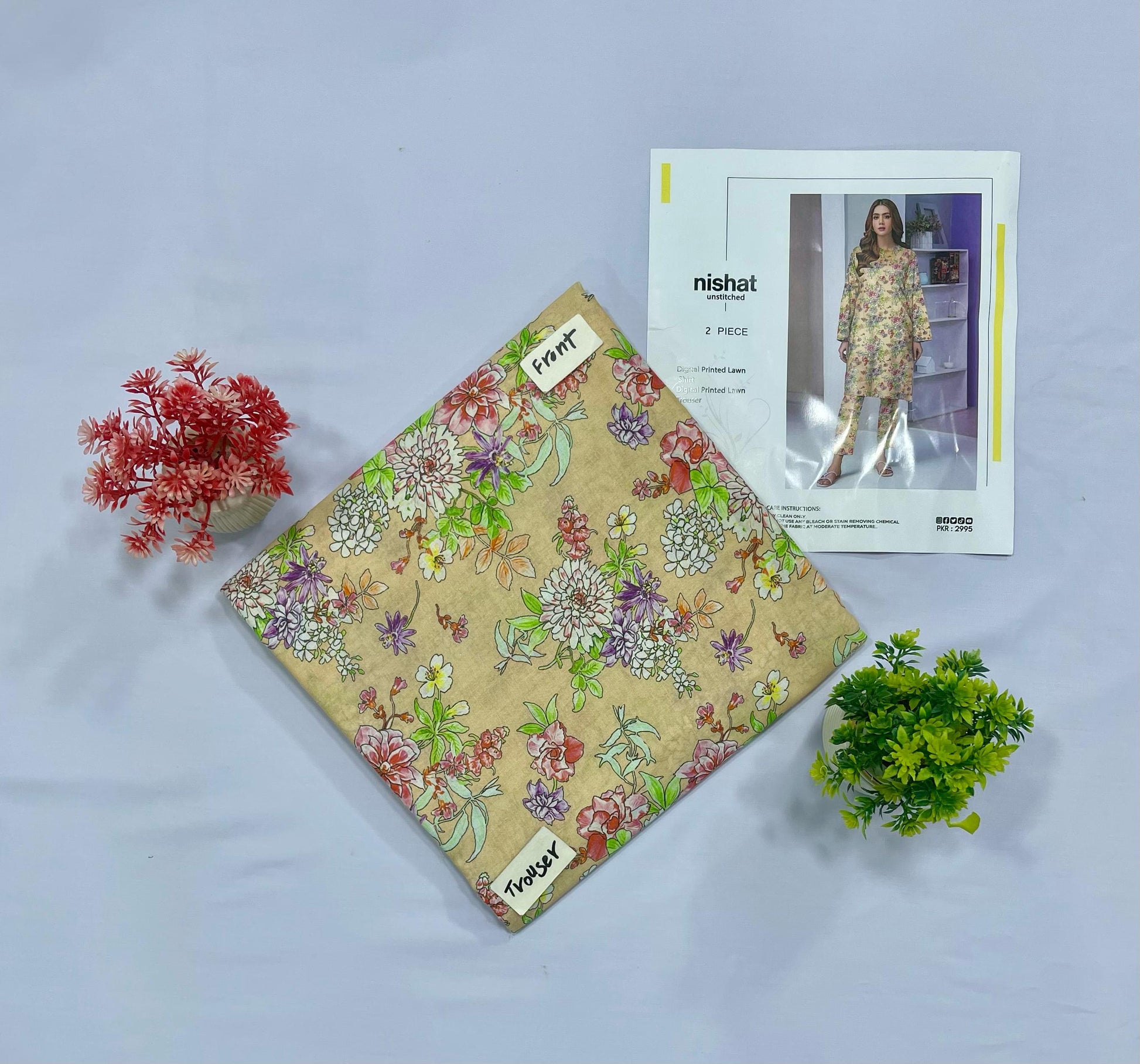 NISHAT ALL OVER DIGITAL PRINT LAWN(Set -Pack Of 9 Suits )Category A Market Boy