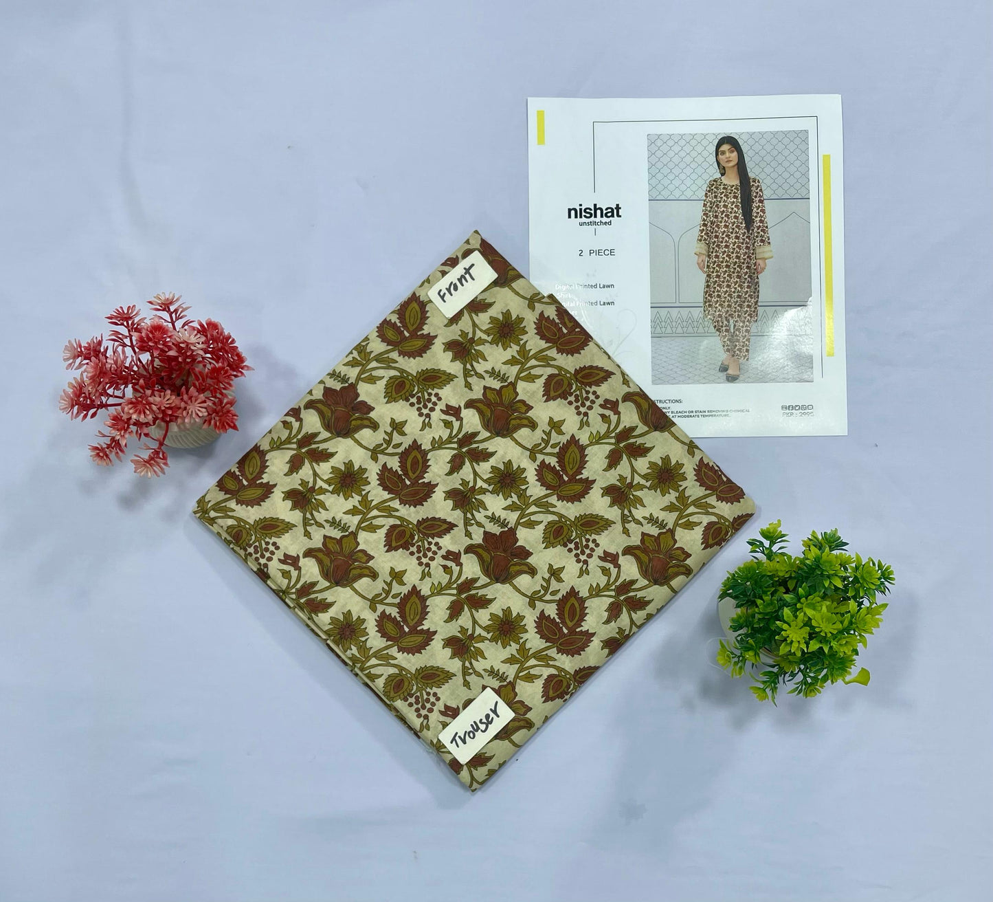 NISHAT ALL OVER DIGITAL PRINT LAWN(Set -Pack Of 9 Suits )Category A Market Boy