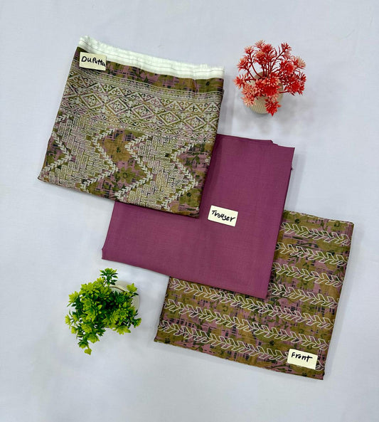 RIWAYAT PRINTED LAWN  (Set -Pack Of 7 Suits ) Category A Market Boy