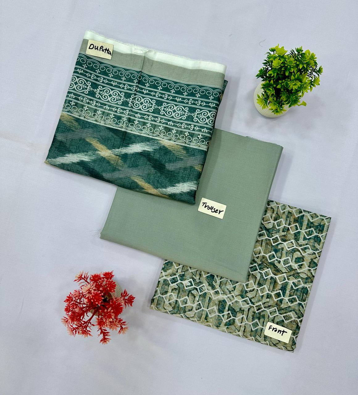 RIWAYAT PRINTED LAWN  (Set -Pack Of 7 Suits ) Category B Market Boy
