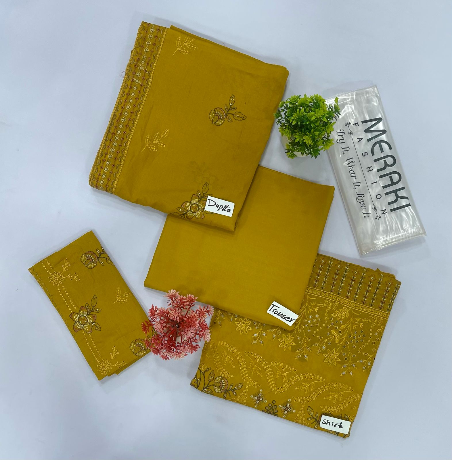 MERAKI FASHION VOL-387 LUXURY EMBROIDERY 4 SUITS B Market Boy