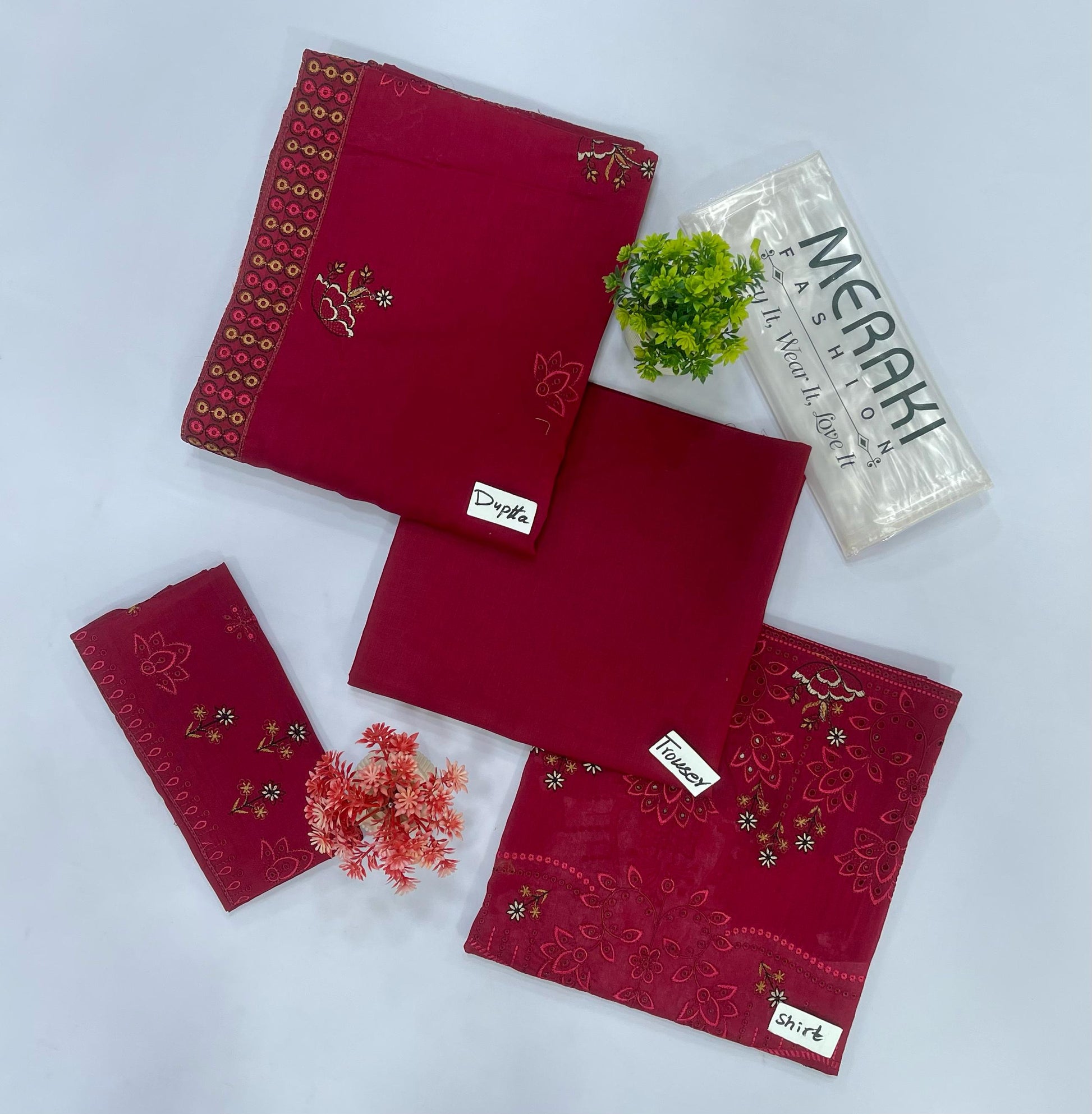 MERAKI FASHION VOL-387 LUXURY EMBROIDERY 4 SUITS B Market Boy