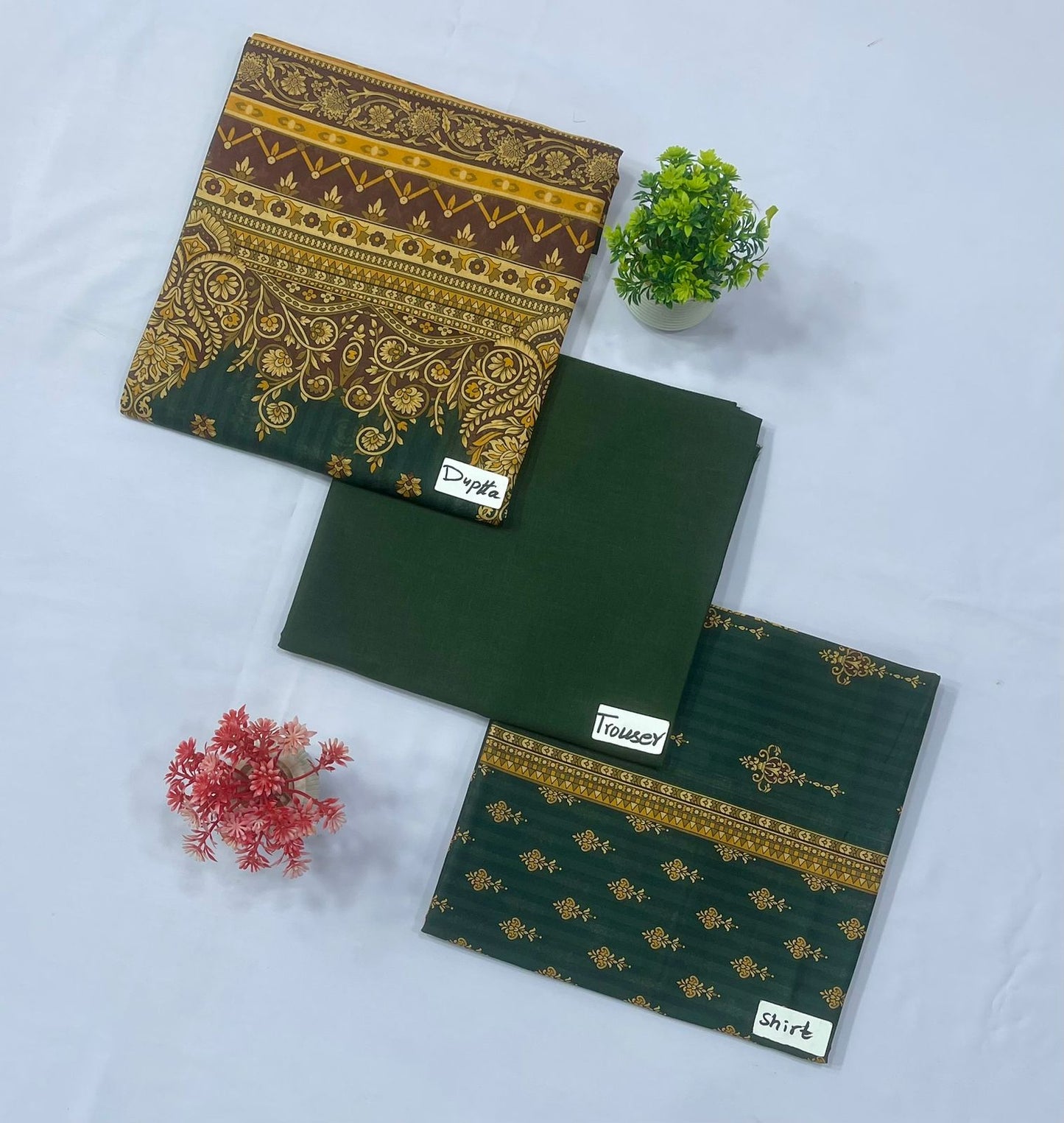 ORIGINAL  REET BRAND 3-PC LAWN 5 SUITS A