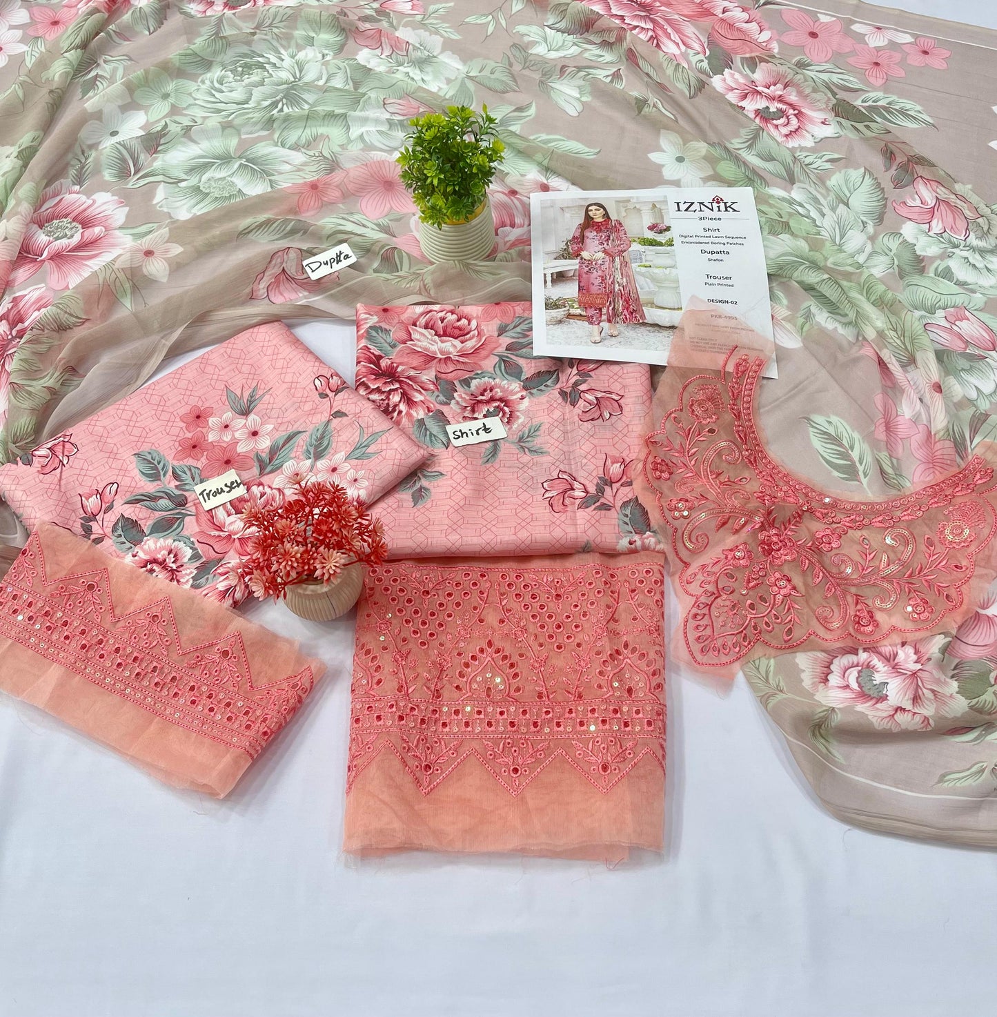 MARIA.B. 3PC DIGITAL PRINTED LAWN 12 SUITS