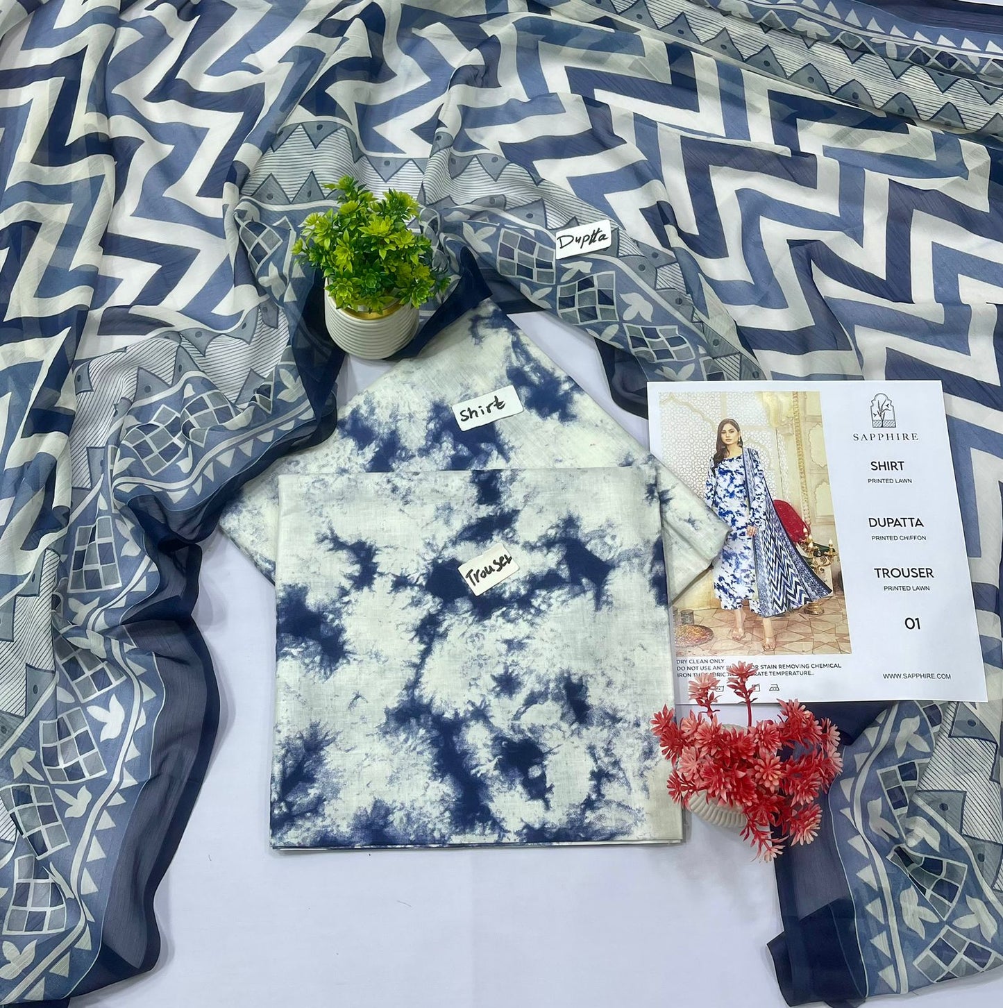 MARIA.B. 3PC LAWN 10 Suits