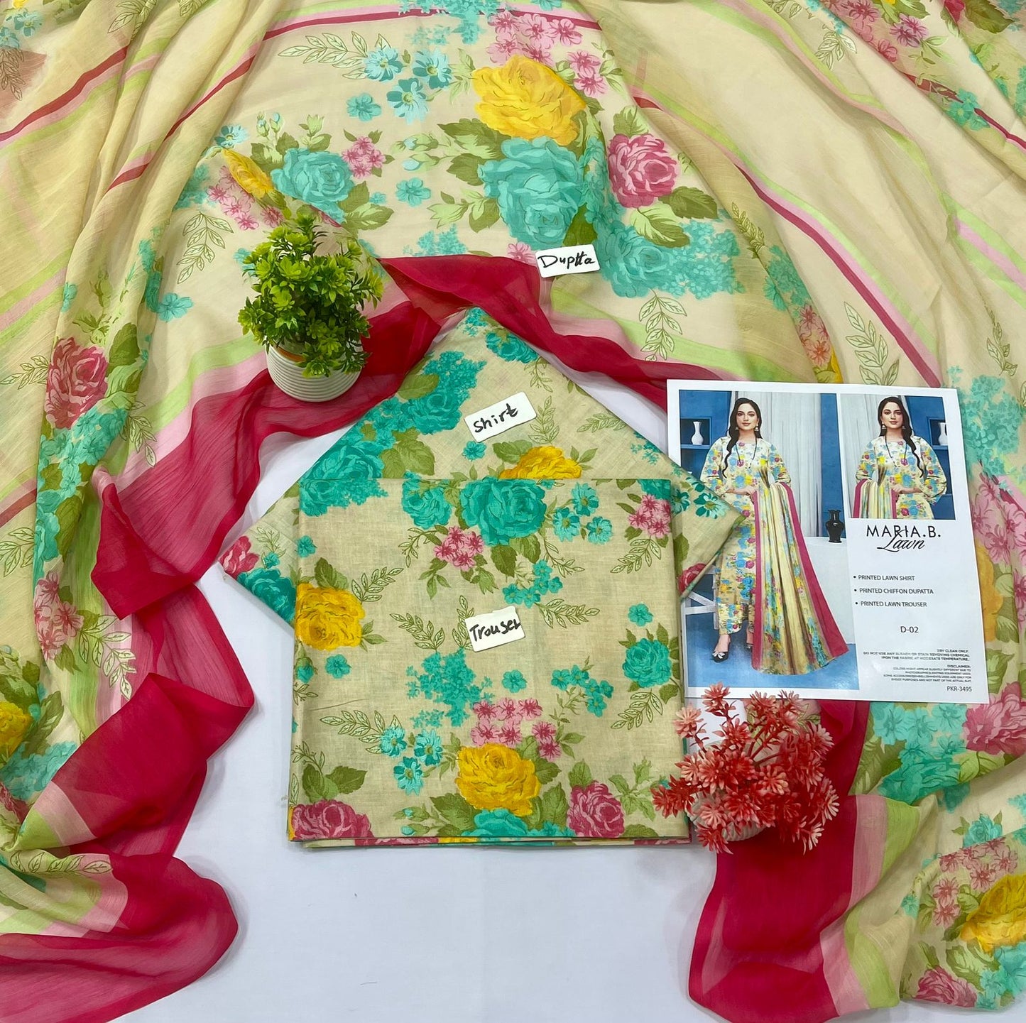 MARIA.B. 3PC LAWN 10 Suits