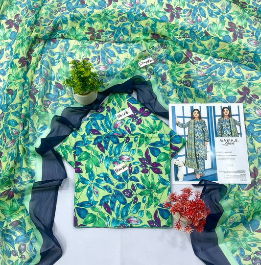 MARIA.B. 3PC LAWN 5 Suits B