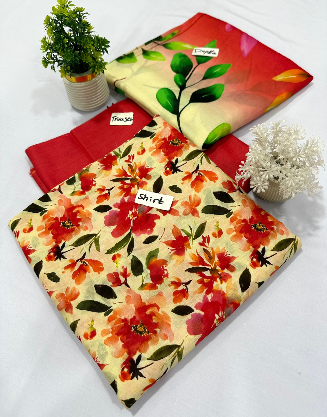 ORIGINAL BRAND ALKARAM 3 PC DIGITAL PRINT LAWN 10 SUITS A