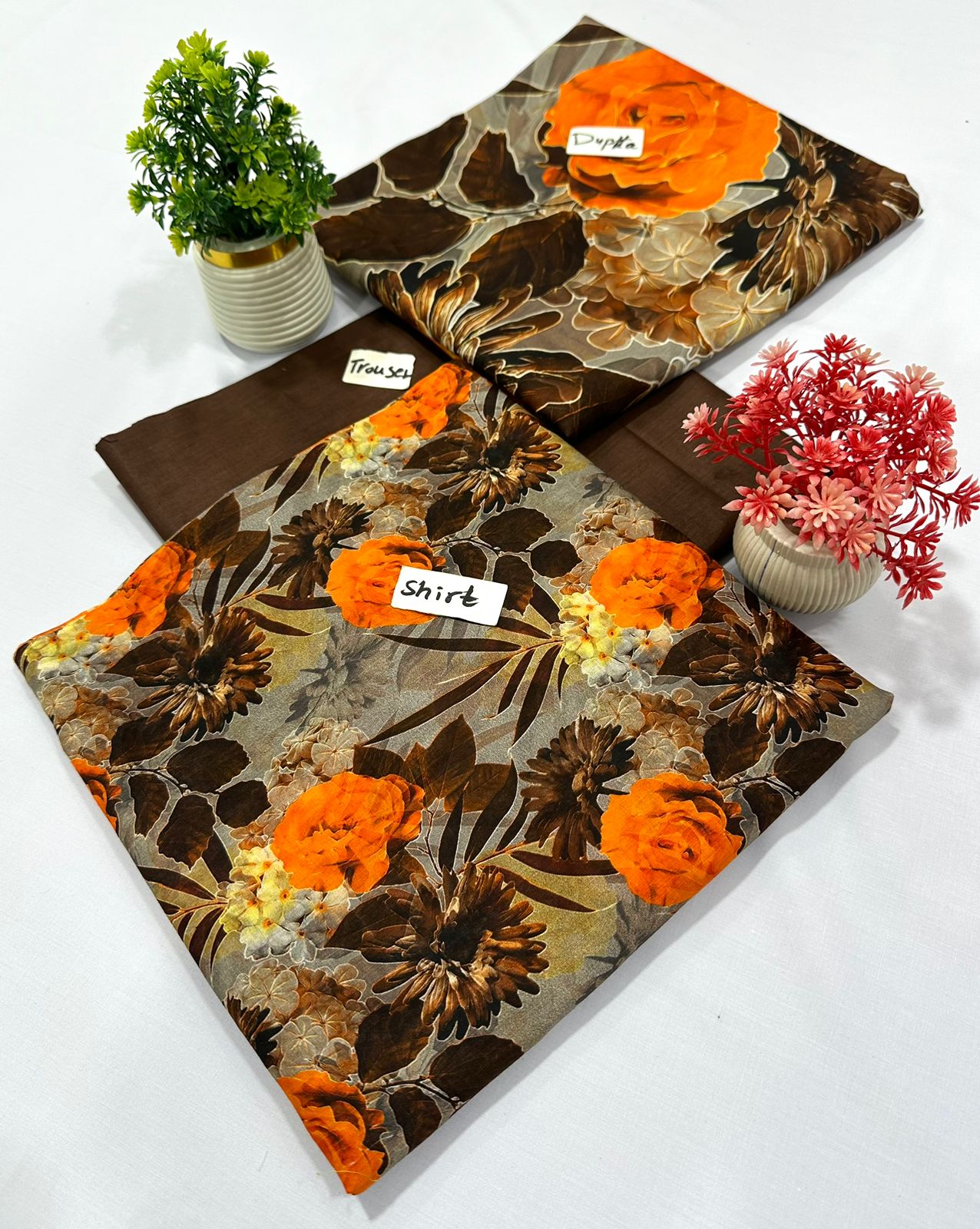 ORIGINAL BRAND ALKARAM 3 PC DIGITAL PRINT LAWN 10 SUITS A