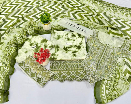 Mix Brand MARIA.B | ETHNIC | SAPPHIRE | 3 Pc Lawn 5 Suits B