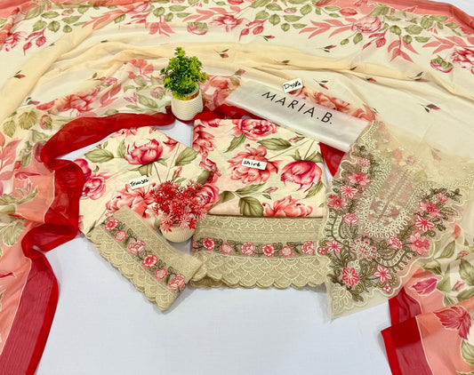 Mix Brand MARIA.B | ETHNIC | SAPPHIRE | 3 Pc Lawn 5 Suits A