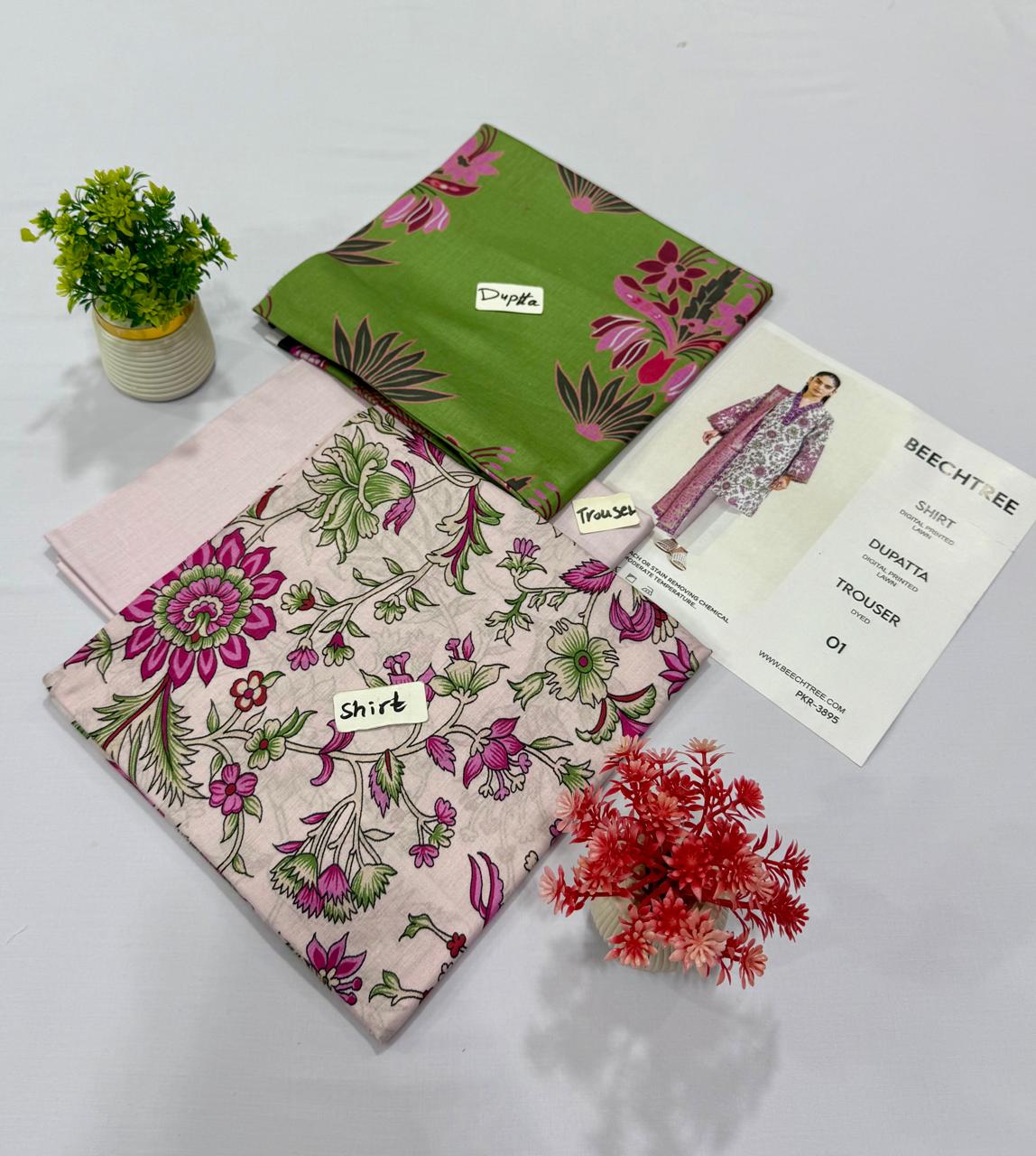 BEECHTREE DIGITAL PRINT LAWN 5 SUITS A