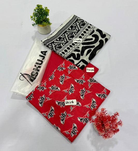 Shuja Brand Original 3PC Lawn  5 Suits B