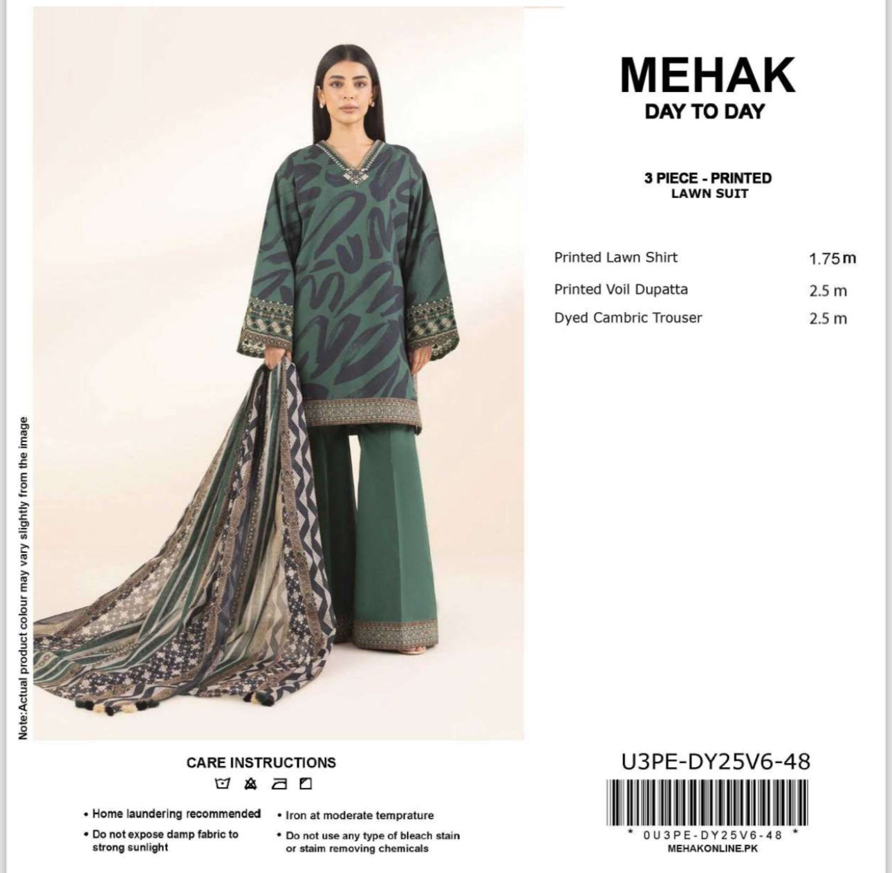 Mehak Brand 3Pc Lawn 9 Suits