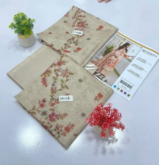 JADE BY FIRDOUS 3 PC LAWN 5 SUITS A