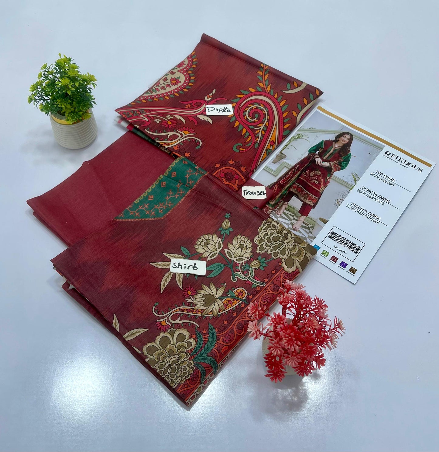 JADE BY FIRDOUS 3 PC LAWN 10 SUITS