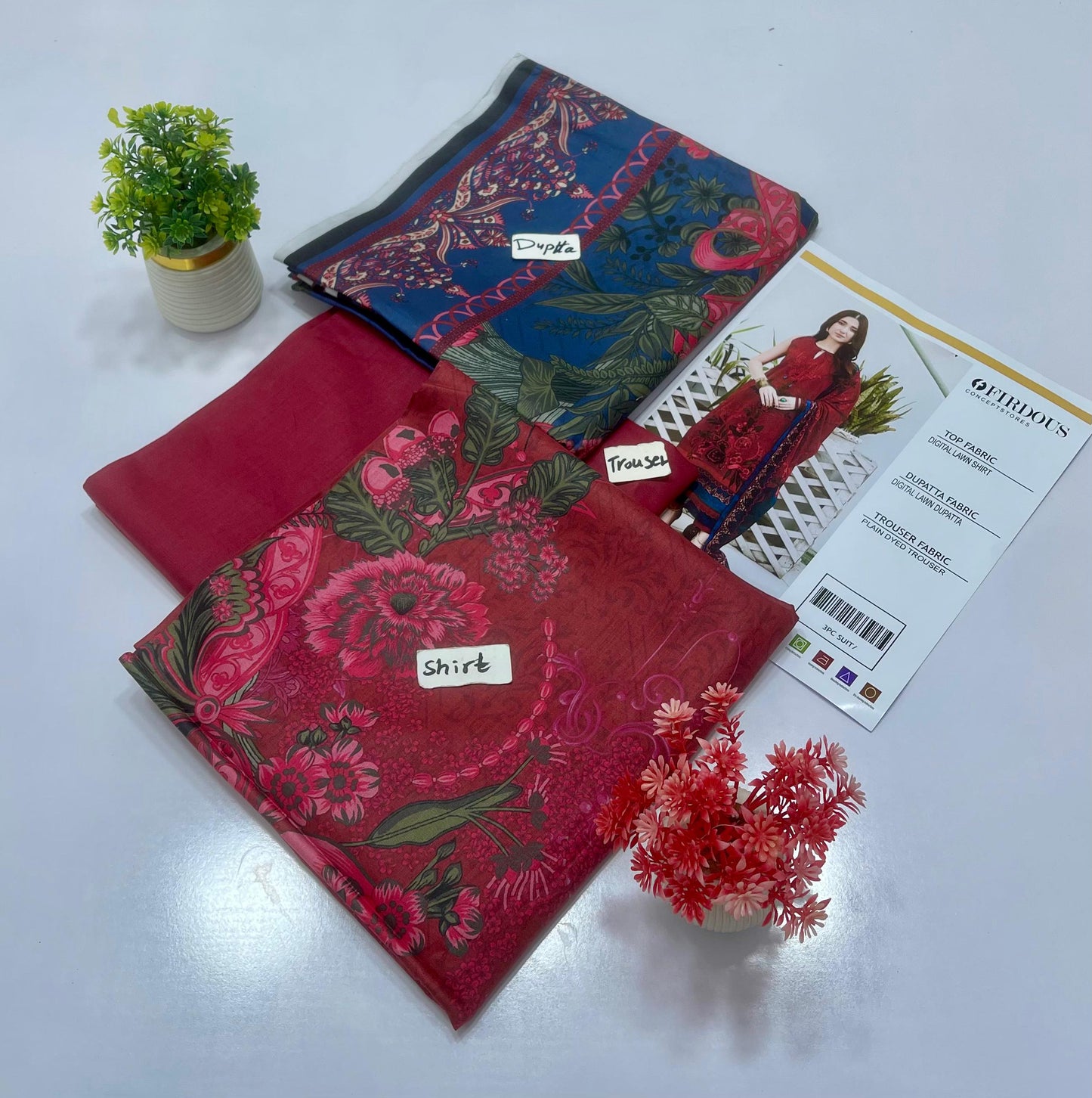 JADE BY FIRDOUS 3 PC LAWN 10 SUITS