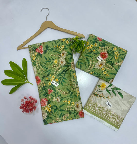 Maria B | IZNIK | Sapphire | NUREH Khaddar Premium 3 Piece Suits – Hit Codes 6 Suits B