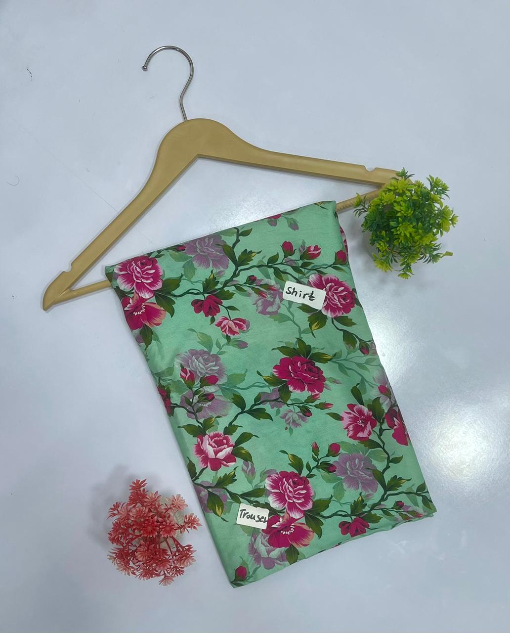 Heer Collection 2 pc Digital Printed Linen 5 Suits