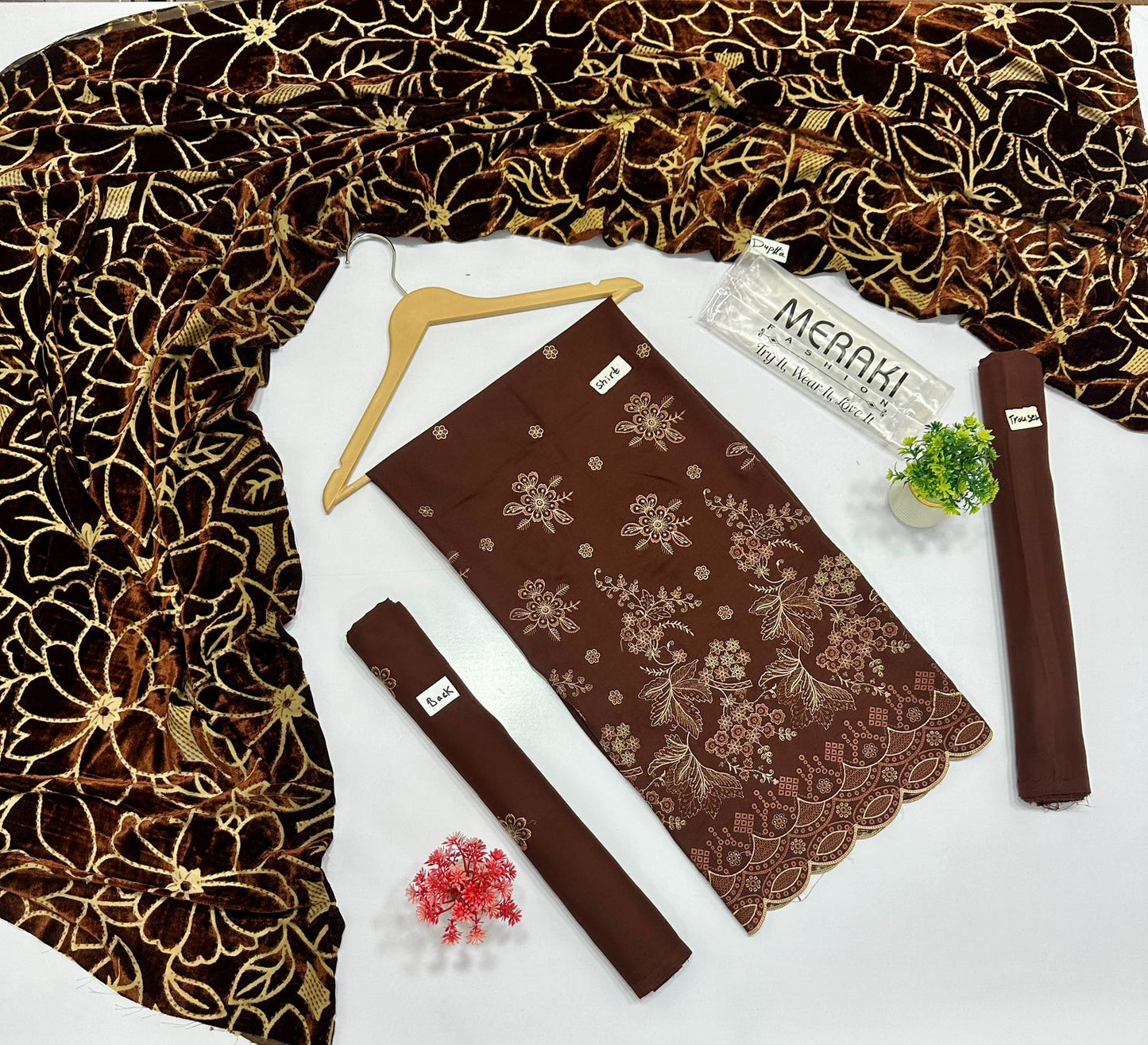 Meraki Fashion Vol 411 Palachi Luxury Embroidery  8 Suits