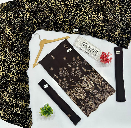 Meraki Fashion Vol 411 Palachi Luxury Embroidery  8 Suits