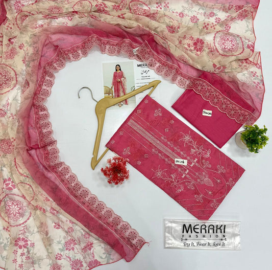 Meraki Fashion Vol 415 مرجان Digital Printed Viscose          ( 10 Suits)