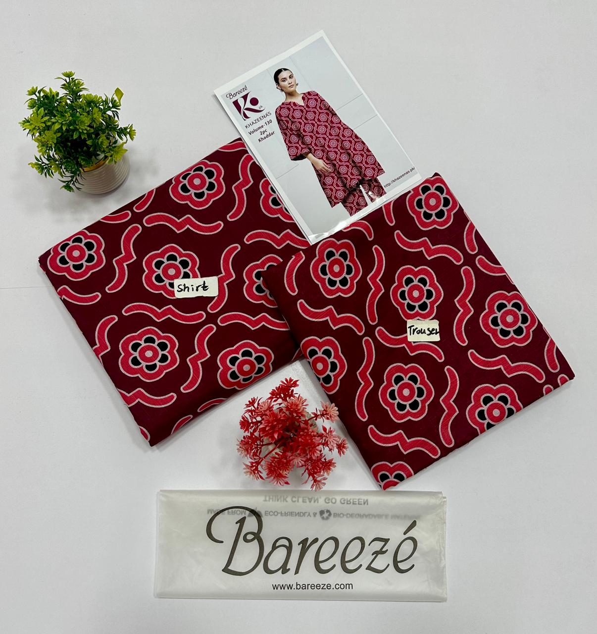 Bareeze Khadder 2 Pc Digital Printed All Over 20 Suits