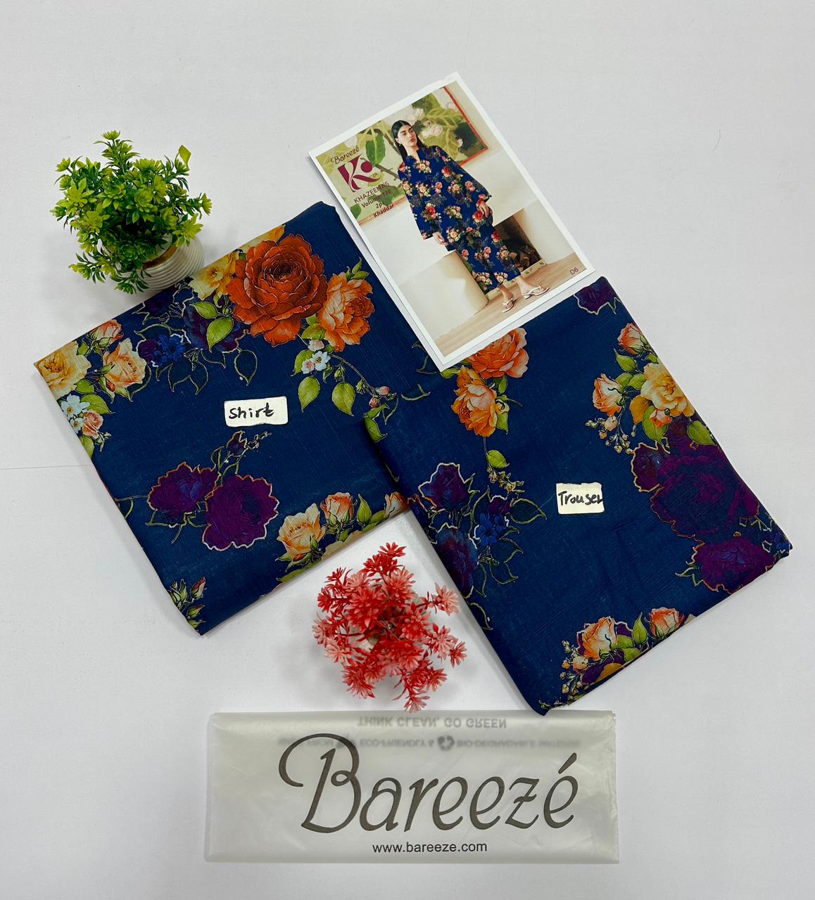 Bareeze Khadder 2 Pc Digital Printed All Over 20 Suits